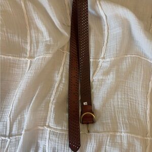 Brown Leather Women’s Belt